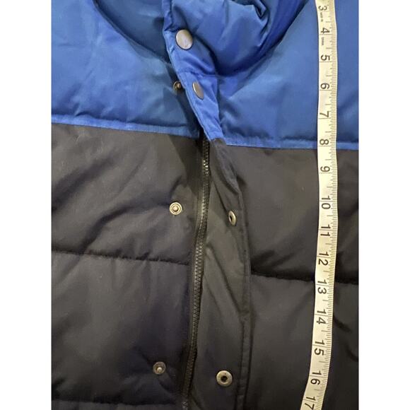 Old Navy Royal Navy Blue Zipper Snaps Puffy Vest, Men’s X-Large EUC - Picture 5 of 8